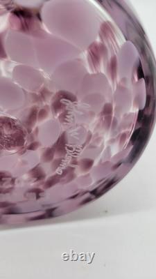 Blenko Limited Release 3115M Fritted Moonshine Jug, First Quality Signed