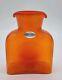 Blenko Mini Butternut 384 Water Bottle, Double Spout Pitcher