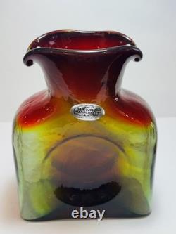 Blenko Water Bottle Week Experimental 384M Double Spout Pitcher-Second Quality Blenko Water Bottle Week Experimental 384M Double Spout Pitcher-Second Quality