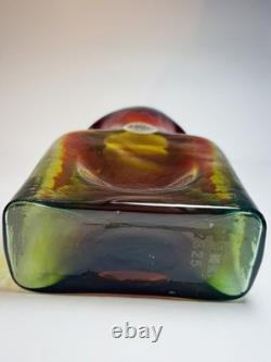 Blenko Water Bottle Week Experimental 384M Double Spout Pitcher-Second Quality