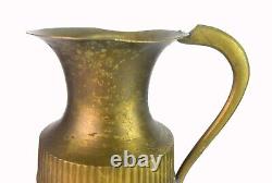Brass Kitchenware Jug Tall 10 Tableware Dining Decorative Water Pitcher G7-1054