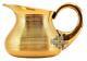 Brass Lining Designer Jug Pitcher 1200 Ml Serving Storage Water Brown Drinkware