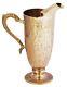 Brass Mughal Design Pitcher Water Jug Without Lid 1.3 Ltr