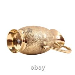 Brass Shahi Designer Jug Pitcher for Storage & Serving Water 1300 ML Pack of 1