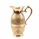 Brass Water Jug Pitcher Shahi Ecthed Designer 1300 Ml For Storage For Gift