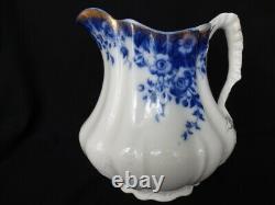 Burgess & Leigh VERMONT Flow Blue 96 oz 10 Cup Water Pitcher 1894 FUC (JP)