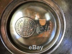 C1872 Jas. Stimpson Victorian Silverplate Ice Water PitcherOrnate Design withFace