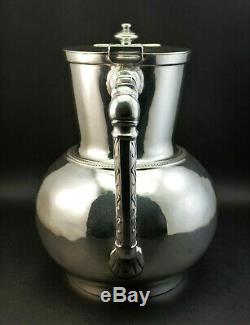 C1884, Christopher Dresser For Elkington Antique Silver Plated Water Claret Jug