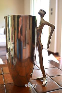 CARROL BOYES ICONIC WATER JUG ABSTRACT MAN SCULPTURAL HANDLE 28 cm 11'' HEIGHT