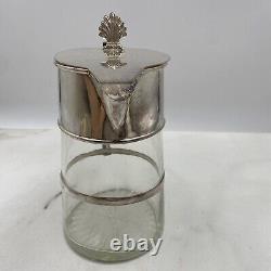 CHRISTOPHER DRESSER Pitcher Decanter SILVER-PLATED TAPERING WATER JUG