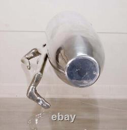 Carrol Boyes Water Jug Man Aluminum Pitcher Mid Century Modern Stamped