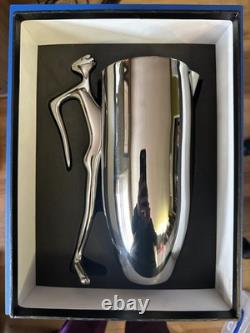 Carrol Boyes Water Jug Standing Man Handle Metal Bar Pitcher South Africa