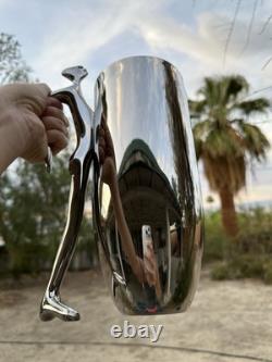Carrol Boyes Water Jug Standing Man Handle Metal Bar Pitcher South Africa