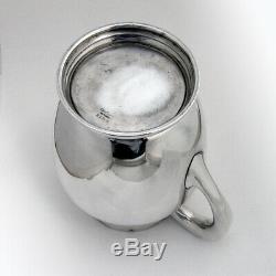 Cartier Water Pitcher Scalloped Rim Sterling Silver 1940s