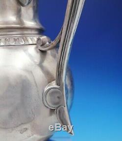 Cat Tails by Whiting Sterling Silver Water Pitcher Bright-Cut #326 (#4566)