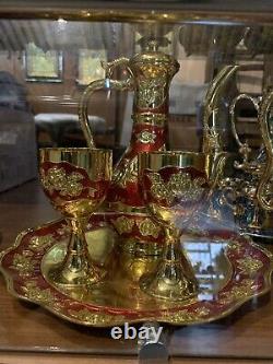 Christian Orthodox Church Pitcher Tray Two Cup Water Jug