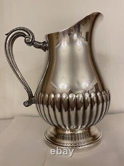 Christofle Marly, Water pitcher, Silver plated, jug For Bar buffet service