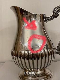 Christofle Marly, Water pitcher, Silver plated, jug For Bar buffet service