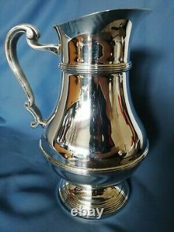 Christofle Silver Plated Water Pitcher Wine Jug LARGE FRANCE