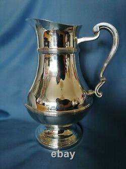 Christofle Silver Plated Water Pitcher Wine Jug LARGE FRANCE