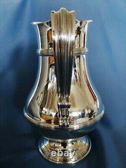 Christofle Silver Plated Water Pitcher Wine Jug LARGE FRANCE