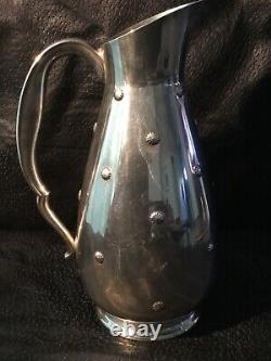 Classic Rare Far East Reed & Barton Sterling Silver Water Pitcher x426 9 3/4
