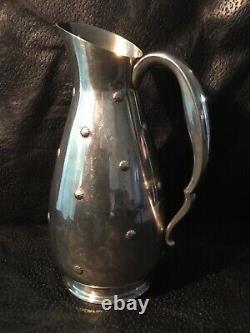 Classic Rare Far East Reed & Barton Sterling Silver Water Pitcher x426 9 3/4