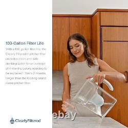 Clearly Filtered No. 1 Filtered Water Pitcher for Fluoride