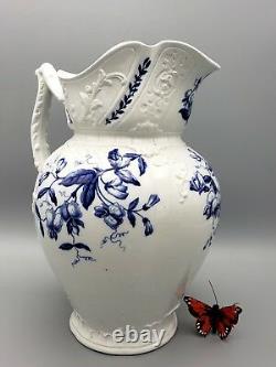 Clementson Brothers Water Pitcher Jug 1891 1916 Sweet Pea Ironstone