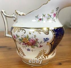 Coalport Custard=water Jug=pitcher=jays Pattern=batwing=england=6627/b=stunning