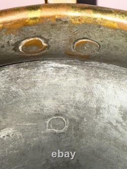 Copper Antique 19th Century Farmhouse Water Jug Pitcher Hammered Dovetail Joint