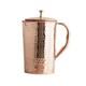 Copper Jug Pitcher, Storage & Serving Water, Yoga Ayurveda Healing 1500 Ml