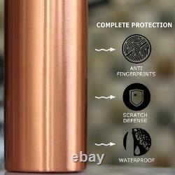 Copper Water Bottle Vessel For Drinking Home Health Benefits 1000 ml