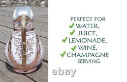 Copper Water Pitcher Jug for Drinking Hammered Ayurvedic Vessel Moscow Mule M