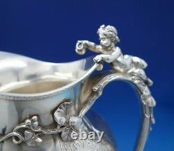 Cupid by Gorham Sterling Silver Water Pitcher with Cupid Lilies BC #490 (#6761)