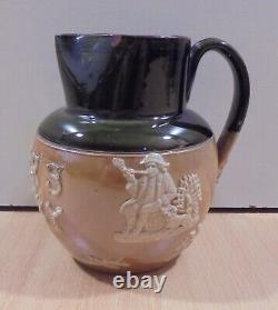 Dewar's Scotch Whisky Advertisign Vtg Royal Doulton Ceramic Pitcher / Water Jug