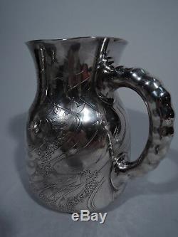 Dominick & Haff Water Pitcher 84 Japonesque American Sterling