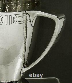 Durgin Sterling Water Pitcher c1910 HAND HAMMERED