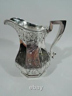 Durgin Water Pitcher 1900 Antique Large Heavy American Sterling Silver