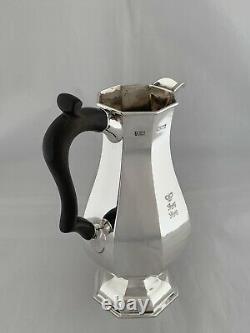 EDWARDIAN Antique Silver WATER JUG / BEER JUG 1903 J Rodgers & Sons STERLING