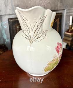 Early 1900's Johnson Brothers Large Floral Pitcher/Water Jug