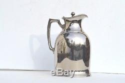 Early 1940s' Grace-new Haven Community Hospital Silver Plated Water Pitcher Rare