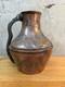 Early 20th Century Persian Style Copper Water Jug With Silver Overlay
