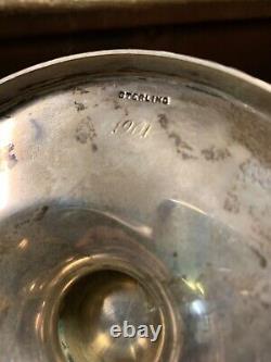 Early Sterling Water Pitcher Monogrammed