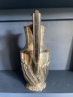 Edwardian Silver Coffee Pot Water / milk jug. Atkin Brothers Sheff 1907 Antique