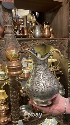 Elegant Handcrafted Pure Copper Water Jug