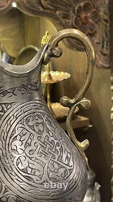 Elegant Handcrafted Pure Copper Water Jug