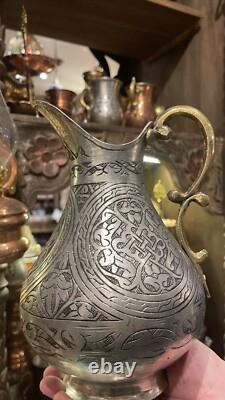 Elegant Handcrafted Pure Copper Water Jug