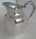 Elegant Sterling Silver Pitcher, Vintage Art Deco Style, For Water, Etc