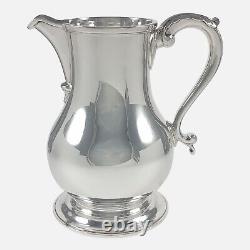 Elizabeth II Sterling Silver Beer Jug / Water Pitcher Wakely & Wheeler 1971